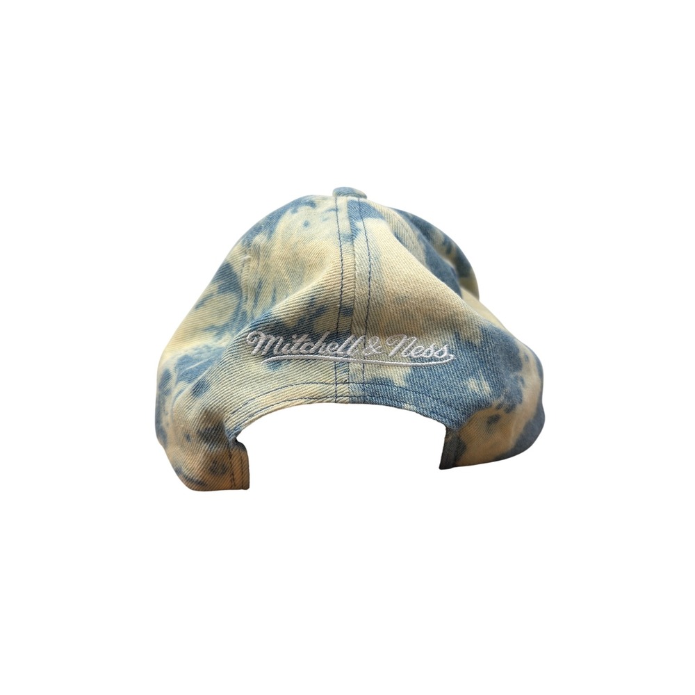Mitchell & Ness LA Galaxy Snapback Hat Blue White Tie Dye MLS Soccer Cap Mens - Picture 5 of 8
